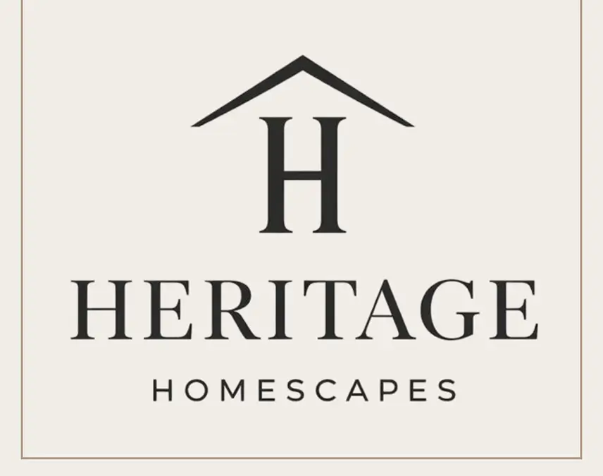 Heritage Homescapes Logo, home page.
